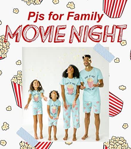 Naša porodica PJS filmska noć Porodica koja odgovara Pajama PJ setova
