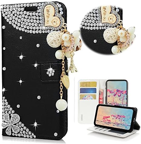 STENES Google Pixel 3 XL Case-Stylish - 3D Handmade bling Crystal Butterfly Flowers Floral Magnetic