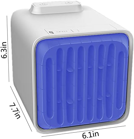 2023 Novi dvostruki sloj ledeni kristal hladnjak hladnjak za domaćinstvo Desktop mali klima uređaj USB mini ventilator hladnjak, prenosivi klima uređaj