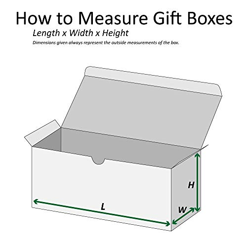 Kutije brze Bfgb126k poklon kutije, 12 x 6 x 6, Kraft
