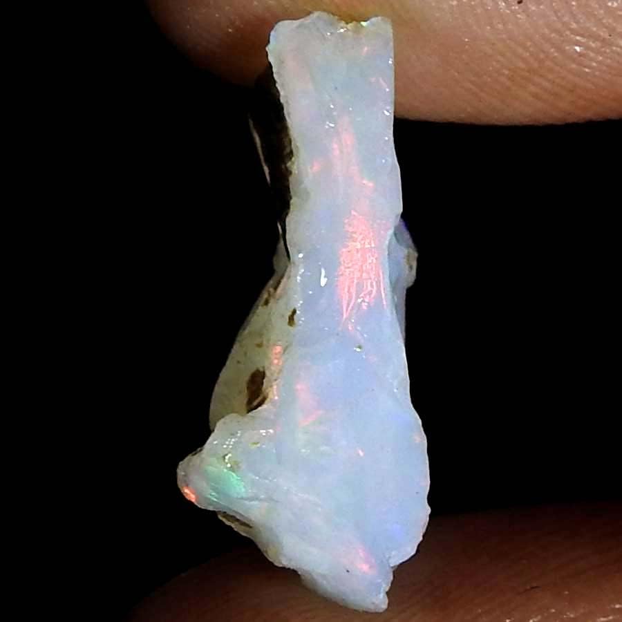 JewelGemscraft ™ 04.30cts. Ultra vatra sirovi opal kamen, prirodni grubi, dragi kristali, etiopski