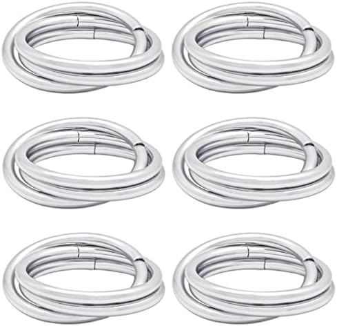 Xjjzs 10 komada tri lančani kreativni lančani metalni salvetni kopčak salvetni prsten za salvetu hotelski stolni pribor za platno prsten za usta