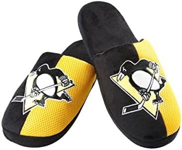 Foco Muški NHL logotip Plišani kućni cipele Svi klizna papuče, Boja tima, 13-14