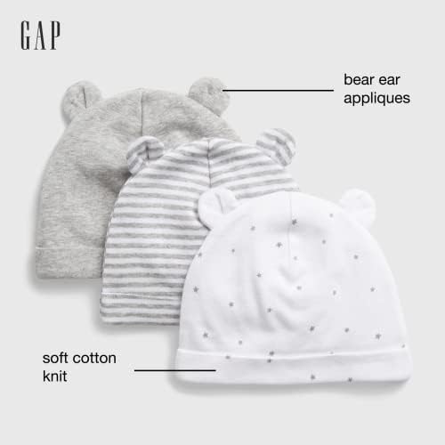 Gap Unisex Baby 3-pack Prvi omiljeni šešir Beanie