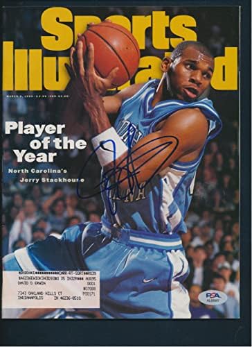 Jerry Stackhouse potpisao Sports Illustrated autogram PSA / DNA AL88997-potpisanim NBA časopisima