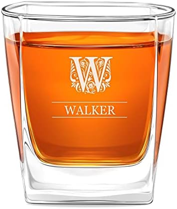 MAVERTON WHISKEY staklo za čovjeka - Personalizirani tumponi za viski - pitke čaše - set od 6 čaša za njega - prilagođeni poklon viskija za rođendan - stakleni proizvodi - Monogram