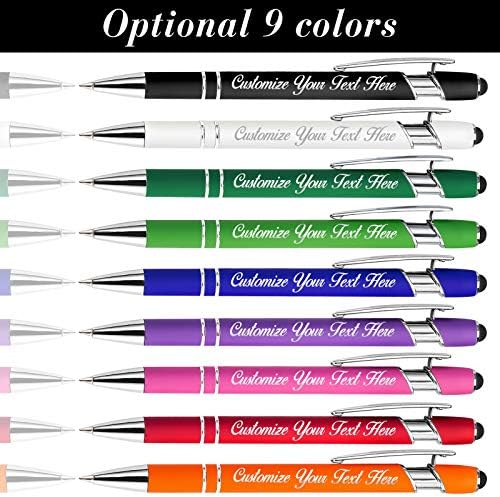 Personalizirane olovke sa sobom sa sobom, 0,5 mm prilagođene olovke s imenom, ugraviranim logotipom ili porukom, odlično za poslovanje, božić, rođendan, maturant, uredsko-srednje olovke
