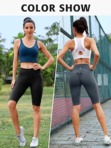 ATTRACO Tummy Control Biker Hotcys za žene Scrounch Butt Lift Yoga Workout Teretane Kratke hlače