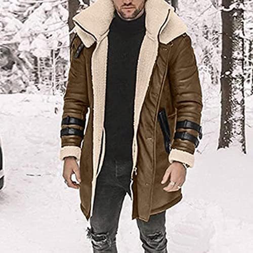 Jakna s kapuljačom za muškarce, casual radne kostima dugih rukava naduvano jakna Osnovni parka Muški zimski kaputi