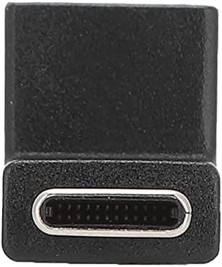 USB C pravi kutni adapter, 90 stupnjeva USB tipa C Ženka na muški adapter, podrška USB3.1 10Gbps FASR prijenos podataka, za laptop, telefone, tablete, bilježnicu