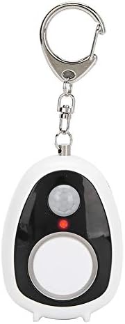 BordStract Prijenosni lični siguran alarm, 125 dB sigurnosti hitni alarm sa LED svjetlom, sigurnosni zaštitni lanac za žene muškarci Djeca i stariji, putni hotelski prozor za vrata sportski alarm