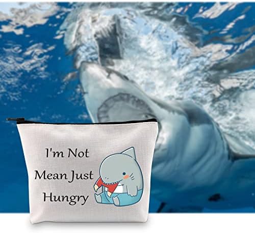 G2TUP morski pas poklon, ne mislim samo samo gladna torba za šminke morsku kozmetičku torbu ocean