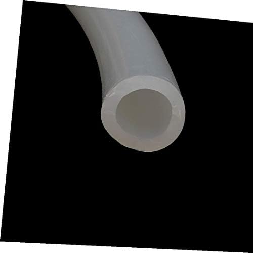 X-dree 12mm x 18mm dia visoka otporna na temp izolaciju silikonska cijev mliječna bijela 2m