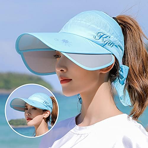 Visor elastična sunčana kapa za trčanje široko upijajući ženski kap za prozračni šešir znoje