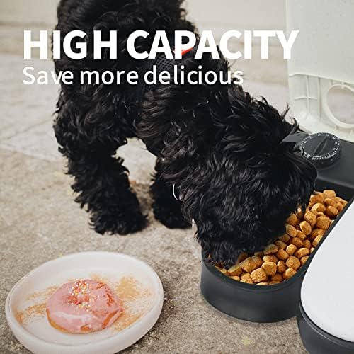 PAWISE automatska hranilica za kućne ljubimce, Automatski dozator suhe hrane za pse sa tajmerom za mačke i pse, posuda za hranu za mačke, dozator posude za pseću vodu