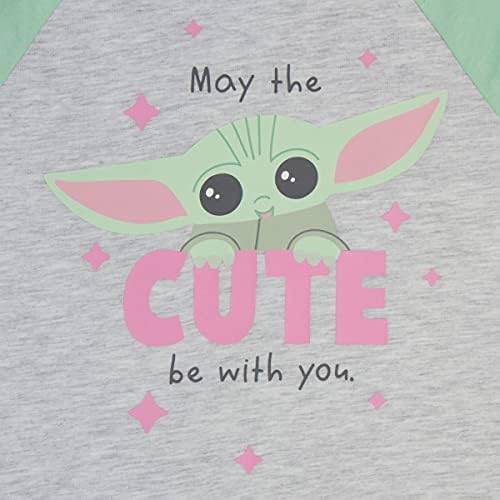 Star Wars Mandalorian djevojke Dugi rukav T-Shirt-Baby Yoda neka slatka biti s tobom