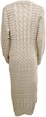 Ženska elegantna haljina s dugim rukavima Jesen Okrugli vrat Party Winter Haljina Jednodijelni džemper