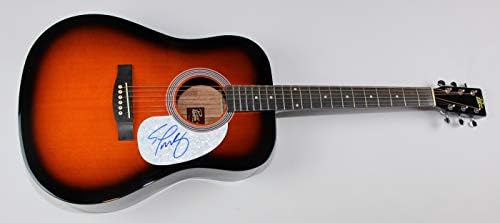 Scotty McCreery Još Pet Minuta Potpisan Autogramom Sunburst Pune Veličine Akustičnu Gitaru Loa