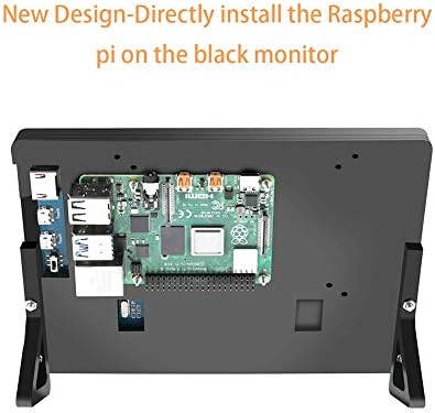 DORHEA za Raspberry Pi 7 modul monitora sa ekranom osetljivim na dodir, 7-inčni IPS ekran prenosivi računar sa ekranom osetljivim na dodir 1024x600 Monitor igre za Pi 4/3/2 / Zero / B B+,podrška Raspbian Ubuntu Xbox / PS4 / Mac iOS / Win10