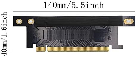 PCI-E 16X Riser Card, PCI Express 3.0 16X produžni kabel 90 stupnjeva brzina Riser kartica