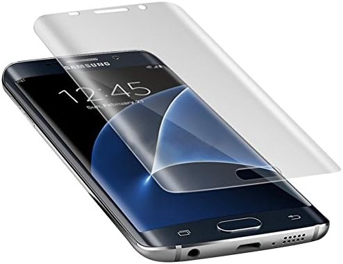 Galaxy S7 Edge zaštitnik ekrana [puna 3D pokrivenost], TANTEK [Anti-Bubble] [HD Ultra Clear] PET film zakrivljeni od ruba do ruba zaštitnik ekrana za Samsung Galaxy S7 Edge, [3-Pack]