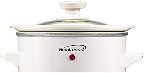 Brentwood Slow Cooker, 1,5 četvrt, bijeli