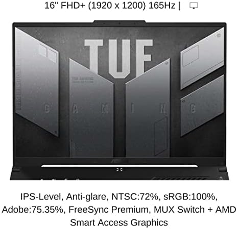 HIDevolution [2023] ASUS TUF Gaming A16 Advantage Edition FA617NS 16 FHD+ 165Hz, 3.2 GHz Ryzen 7