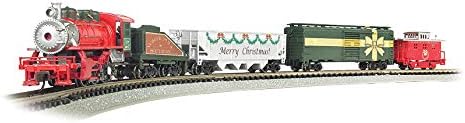 Bachmann Trains-Sretan Božić Express spreman za pokretanje električnih vozova-N skala, više boja