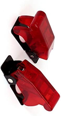 Aexit plastični preklopni prekidači prekidač zaštitni štitnik 12 mm planine dijalekse za podnožje 10pc crveno