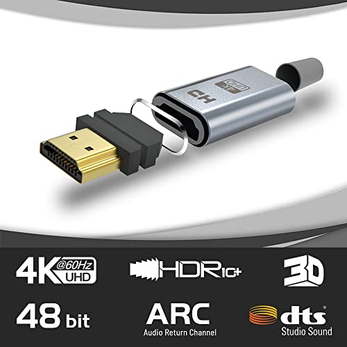 LEADSTAR HDMI kabl 4K 60HZ 3 Ft, 18Gbps HDMI 2.0 kabl velike brzine HDCP 2.2 HDR 3D ARC Ethernet-pleteni HDMI na HDMI kabl kompatibilan sa monitorom Xbox serije X, Playstation 5, prekidačem, Fire TV