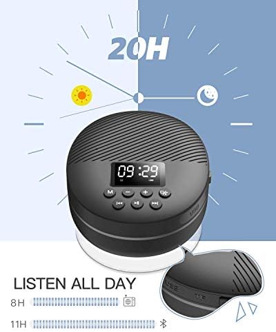 Tuš radio zvučnik sa Bluetooth 5.0, AGPTEK vodootporna bežična kupaonica FM sa usisnom čašom 12h dugo vrijeme reprodukcije, vezica, LCD ekran, Handsfree poziv, reprodukcija kartice za pohranu Crna