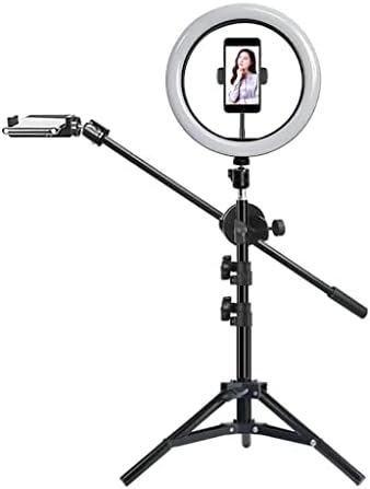 PDGJG Fotografija LED video prstena Lagana kruga Zapunite osvjetljenje fotoaparata Foto Studio telefon Selfie lampica sa stativom nosačem