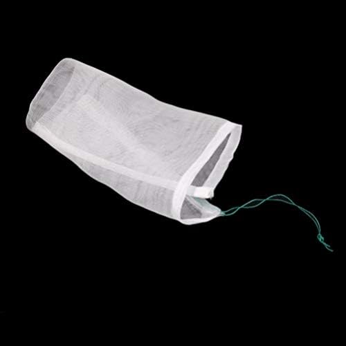 Toyandona filterske torbe najlonska mrežasta torba sa patentnim zatvaračem za akvarijski vrt Pond 10kom,