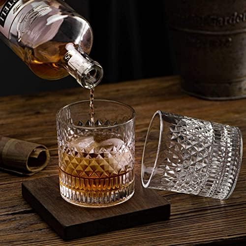 Taiyoko Whiskey Glasove za piće postavljeno Kristalno vinsko staklo Bride Prozirni zlatni degustacija