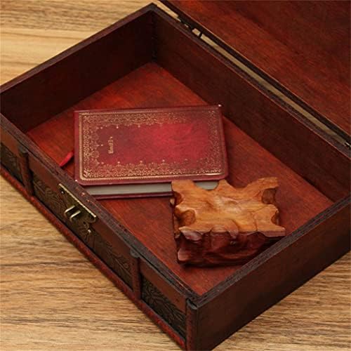 Wjccy antique Wooden Box Retro izvrsna kutija za odlaganje Kineska desktop Box Box Sundries sortiranje kreativnog poklona