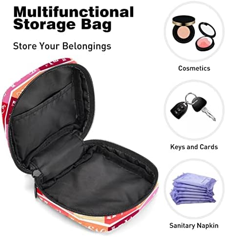 Period torba, higijenski ulošci torba Zipper Tampon torba za žene djevojke ženska menstruacija zipper torbica