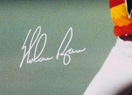 Nolan Ryan Astros Astros 16x20 HM Vertikalni vertikalni dušinski dres-AIV Holo - autogramirani MLB fotografije