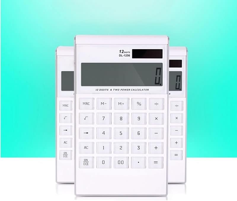 Cul Desktop Kalkulator - kalkulator za slatke Candy Bar Prozirni veliki gumb 12-znamenkasti ekran Dual napajanje