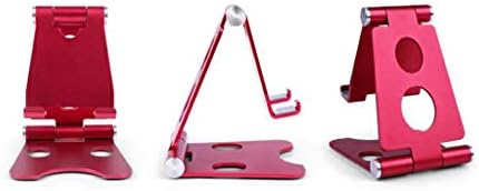 WPYYI mini sklopivi prijenosni više-ugaoni aluminijumski legurski stol i tablet tablet stalak, crveni