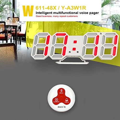 Meeyi W611-48X / Y-A3WR Konobar za obrnute stol za obrnute stol za ručavanje 10 gumba i 1 zaslon za restorane,