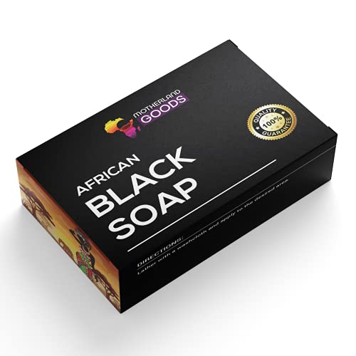MOTHERLAND roba sirovi afrički tečni crni sapun. sve prirodno za suhu, ulje, osjetljivu kožu