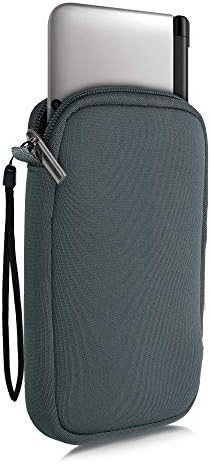 kwmobile torbica za nošenje kompatibilna sa Nintendo 3DS XL - neoprenska konzola torbica sa patentnim zatvaračem-siva