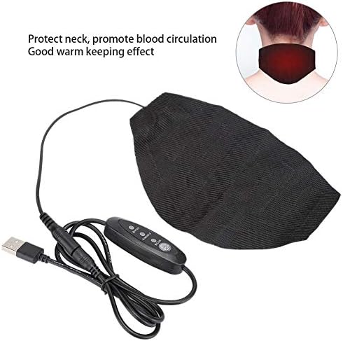 USB prenosiva električna tkanina za grijanje, sa podesivim jastučićem za grijanje vrata, za ublažavanje bolova i topline, periva i višekratna za smanjenje bolova u vratu i smanjenje pritiska