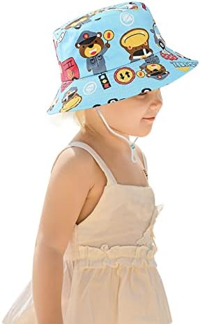 Podesivi šešir crtani ljetni kanta za plažu plaža kape za branu od brade Spring Slatko sunčanje Dječiji