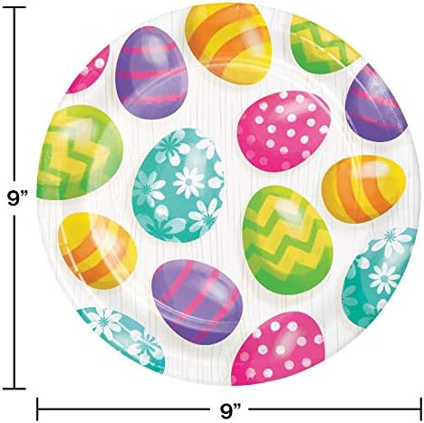 Creative pretvaranje Uskršnje jaja papirne ploče, 9, višebojne