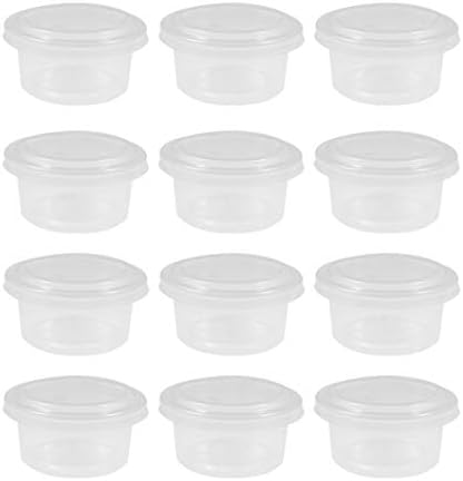 NUOBESTY kontejneri kontejner Mini skladište hrane za jednokratnu upotrebu začin i sos sa poklopcima za sos jogurt Jelly Puding 100 Set preliv za salatu Clear Container