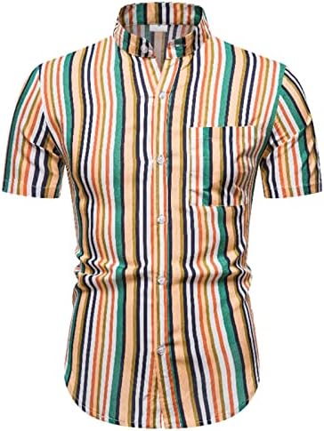 Ljetne muške majice na plaži Muškarci Proljeće ljeto Najveće košulje postolje džep natkriveni vrhovi pojedinačni kratki rukav