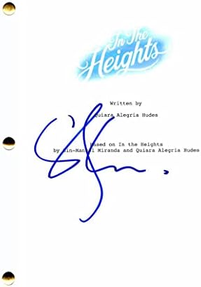 Christopher Jackson potpisao autogram u visini Cijeli filmski skript - kreirao Lin Manuel Miranda, Moana, Hamilton, Bull