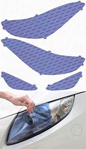 Lamin-x prilagođeni plavi poklopci farova za Hyundai Elantra Coupe
