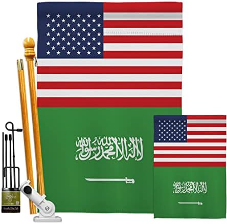 Svjetski kup Saudijska Arabija SAD Prijateljstvo Banner Zidno umjetničke zastava Polje za vanjske kuće Vanjski ukrasi Vrt Tapisestry Yard Znakovi FIFA pokloni Team Qatar Trophy Soccer Game Fudbal proizveden u SAD-u